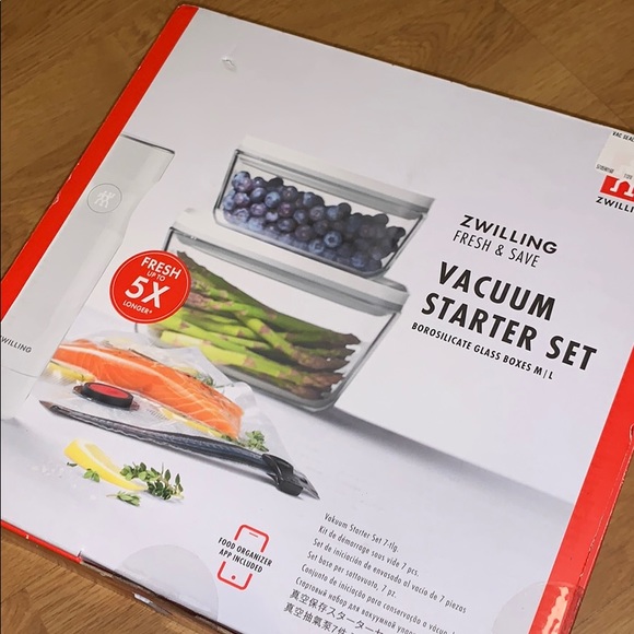 NIP Zwilling Fresh & Save Vacuum Starter Set - Picture 2 of 15